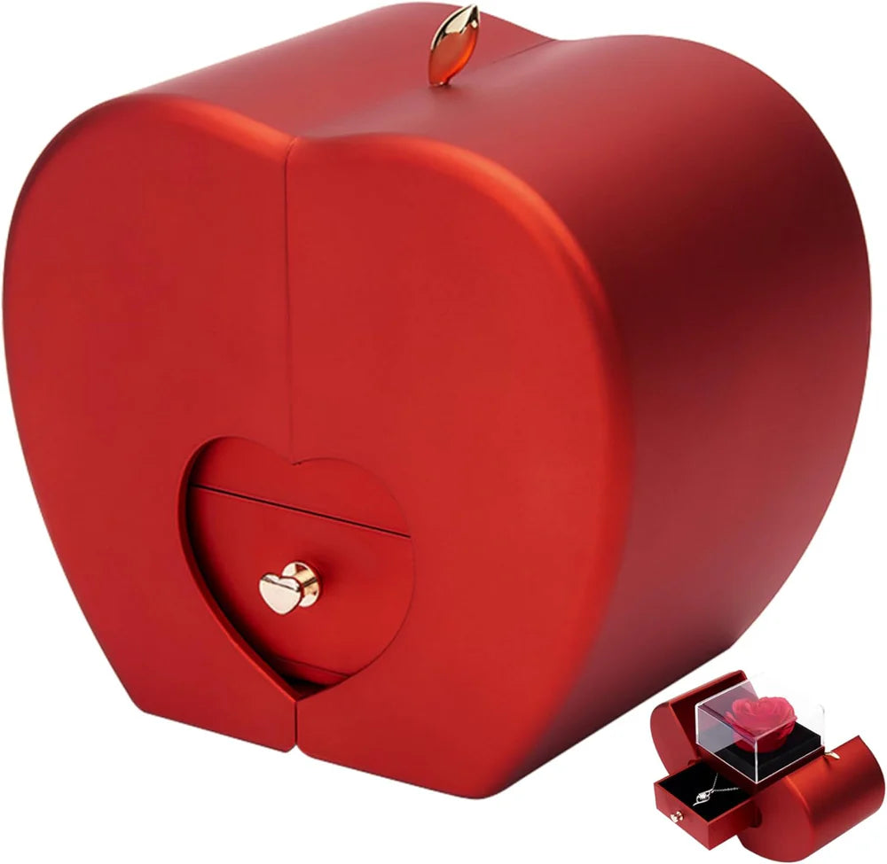 Eternal Rose Gift Box with Necklace